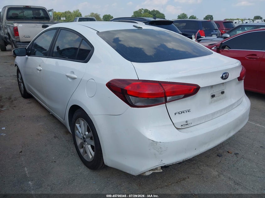Vin: 3kpfl4a71he149105, lot: 46198973, kia forte lx 20173