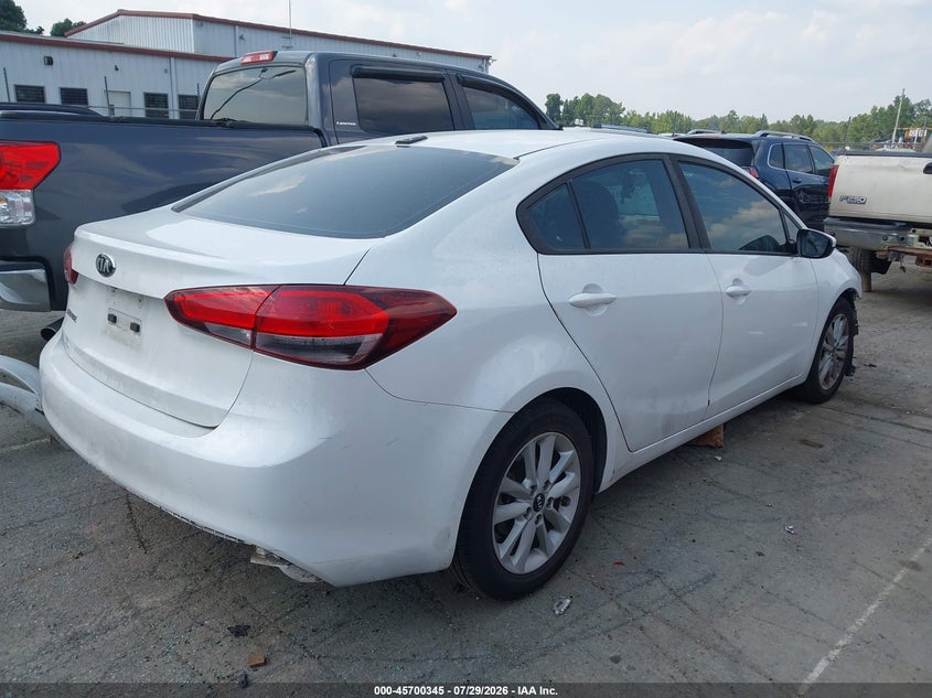 Vin: 3kpfl4a71he149105, lot: 46198973, kia forte lx 20174