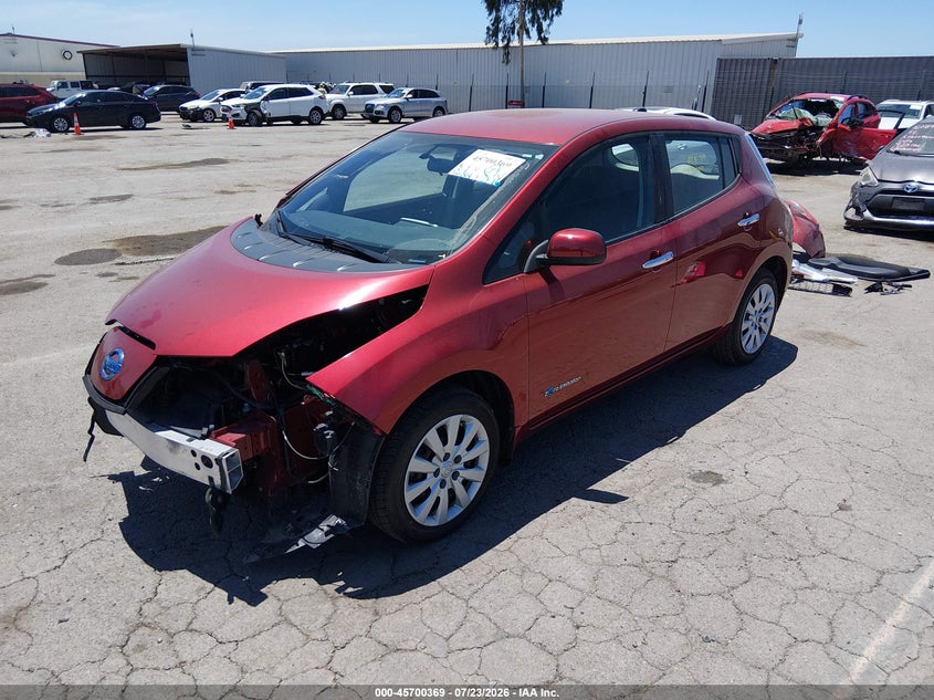 Vin: 1n4az0cp3dc401748, lot: 46198997, nissan leaf s 20132