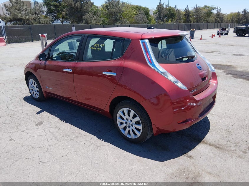 Vin: 1n4az0cp3dc401748, lot: 46198997, nissan leaf s 20133