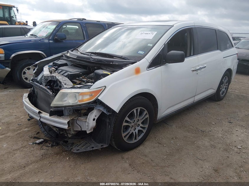 Vin: 5fnrl5h65cb092135, lot: 46199002, honda odyssey ex-l 20122