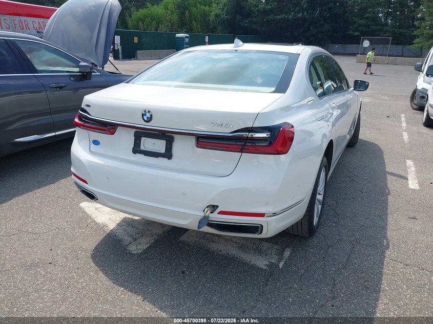 Vin: wba7t4c04lgg62720, lot: 46199026, bmw 740i xdrive 20204