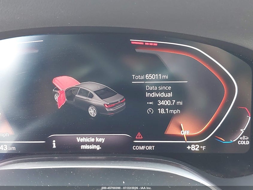 2020 BMW 740I auction photo 7
