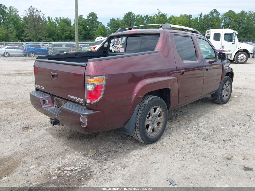 2007 HONDA RIDGELINE PICKUP N/A