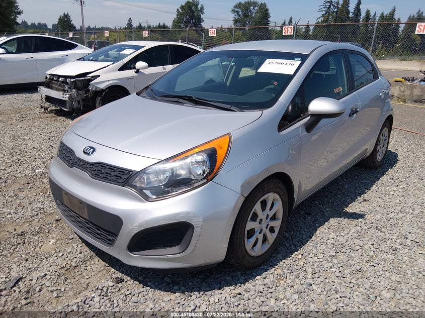 Vin: knadm5a39e6351275, lot: 46199058, kia rio lx 20142