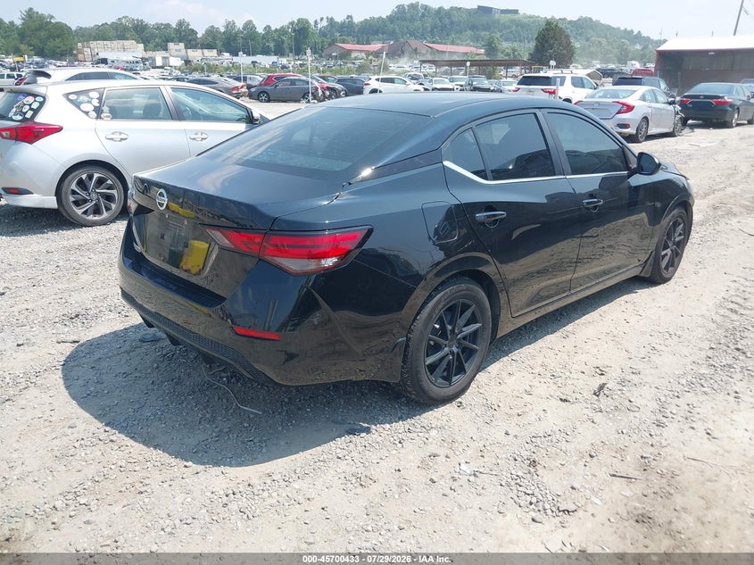 Vin: 3n1ab8bv2ny206765, lot: 46199061, nissan sentra s xtronic cvt 20224