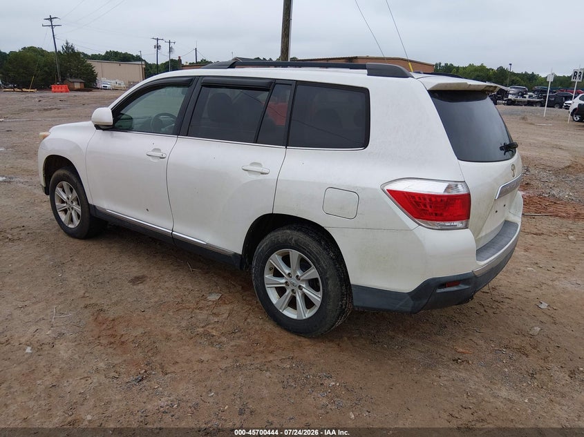 Vin: 5tdza3eh0bs010970, lot: 46199072, toyota highlander se 20113