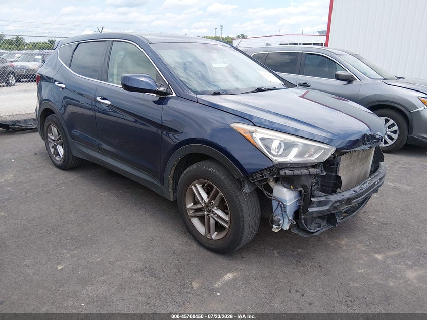 2018 Hyundai Santa Fe Sport 2.4L, Front, IAAI, VIN 5XYZTDLB1JG527897