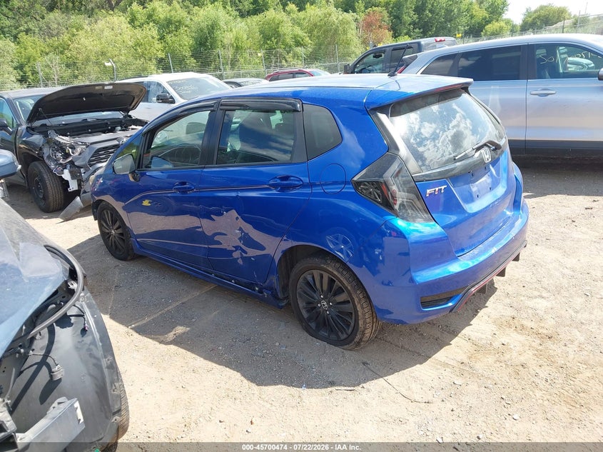 Vin: 3hggk5h69jm723649, lot: 46199102, honda fit sport 20183