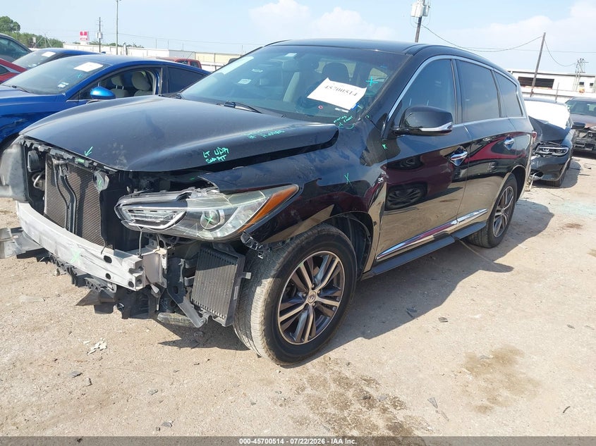 Vin: 5n1dl0mm2jc521545, lot: 46199142, infiniti qx60 20182