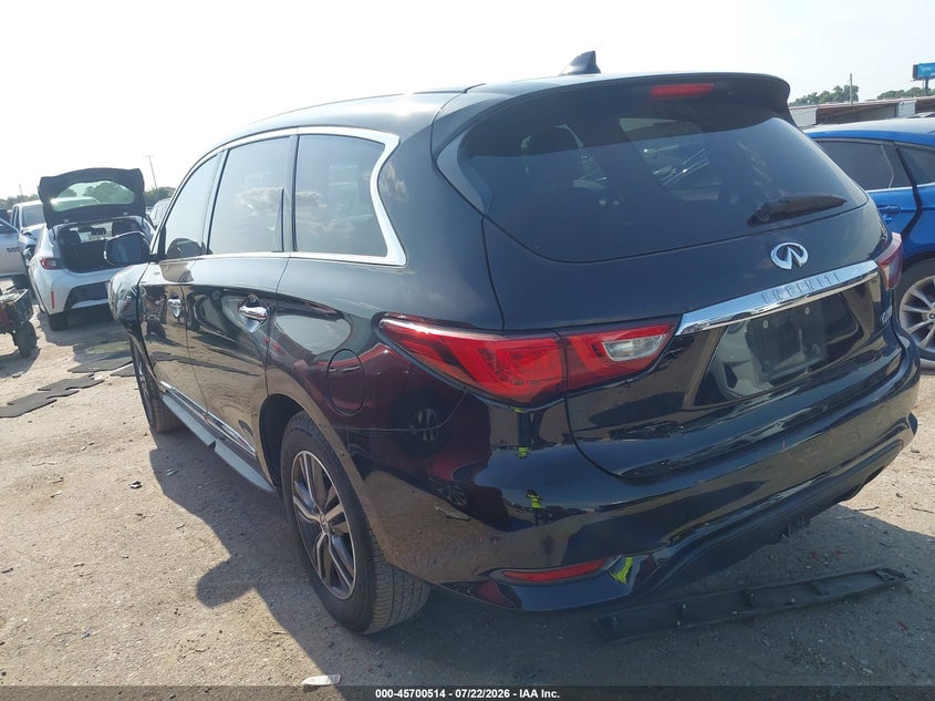 Vin: 5n1dl0mm2jc521545, lot: 46199142, infiniti qx60 20183