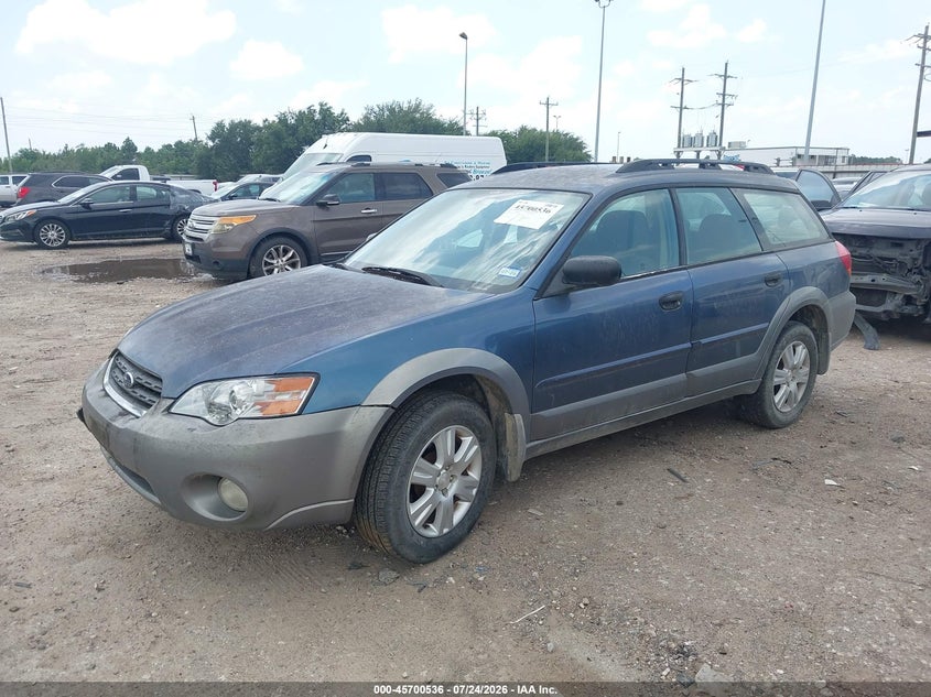 2005 Subaru Outback, Обычный износ, IAAI, VIN 4S4BP61C657374994 — фото 2