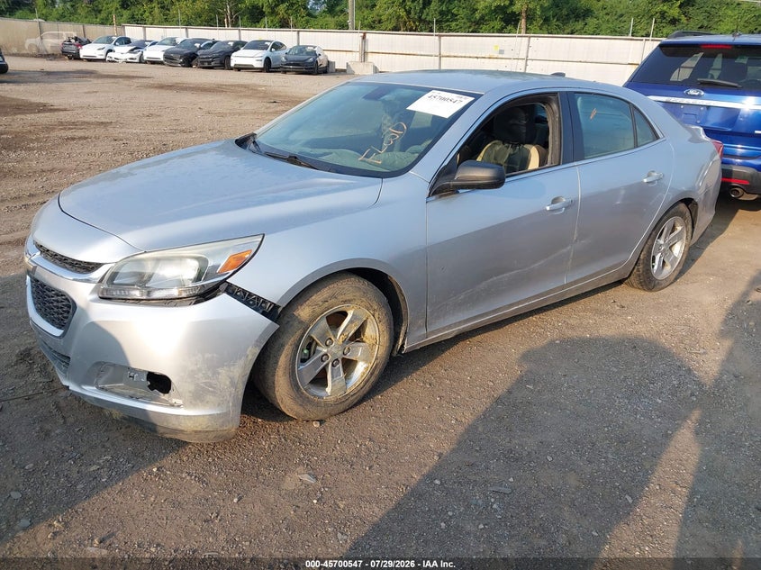 Vin: 1g11b5sl2ff277170, lot: 46199175, chevrolet malibu ls 20152