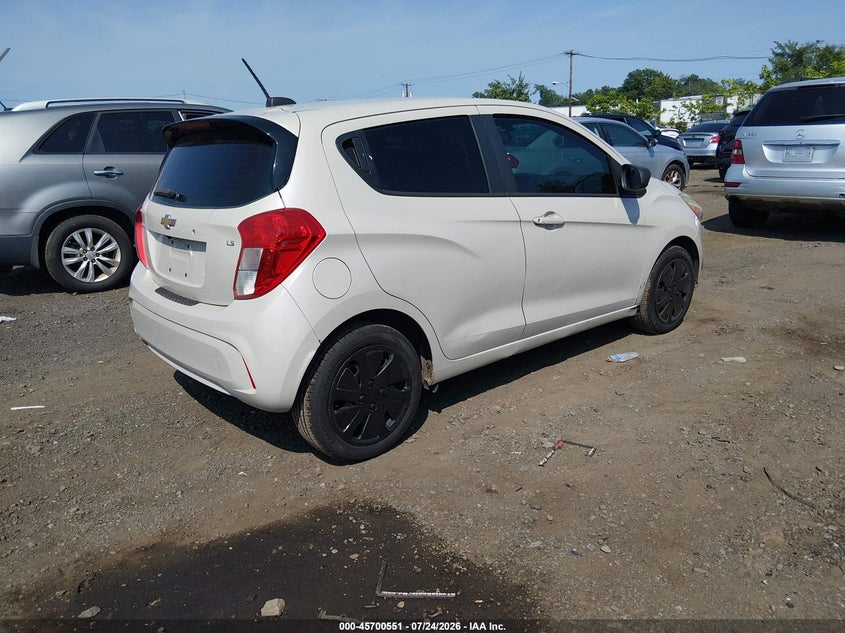 Vin: kl8cb6sa1gc583194, lot: 46199180, chevrolet spark ls cvt 20164