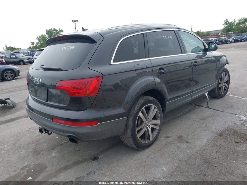Vin: wa1lgafe9dd001853, lot: 46199206, audi q7 3.0t premium 20134