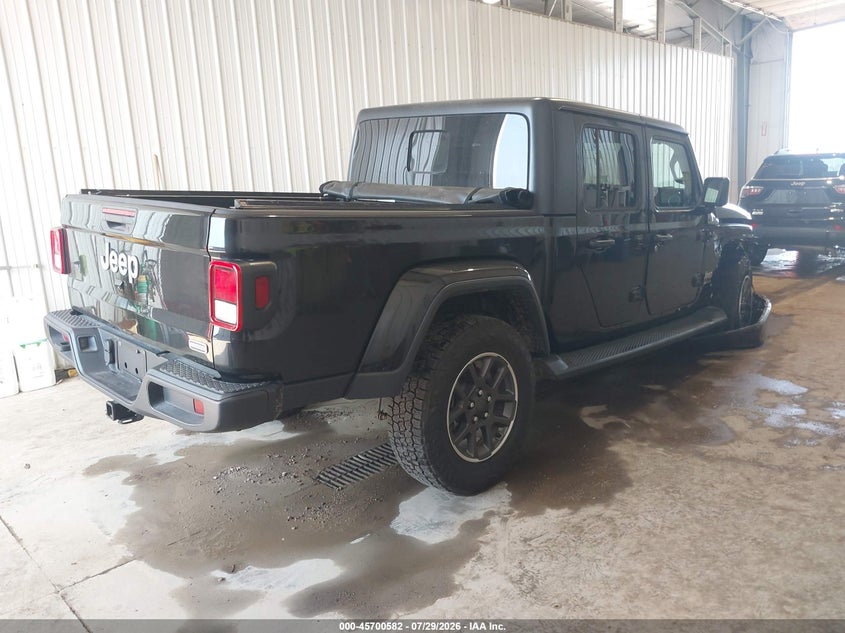 Vin: 1c6hjtfg4ml500664, lot: 46199210, jeep gladiator overland 4x4 20214