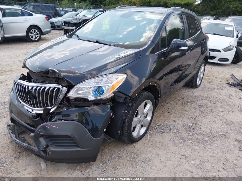 Vin: kl4cjesb6gb703097, lot: 46199242, buick encore 20162