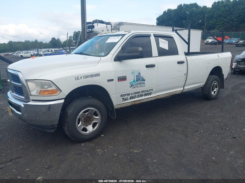 Vin: 3d7tt2ctxbg565009, lot: 46199256, ram ram 2500 st 20112