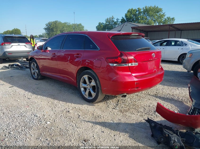 Vin: 4t3bk3bb0du078380, lot: 46199342, toyota venza le v6 20133