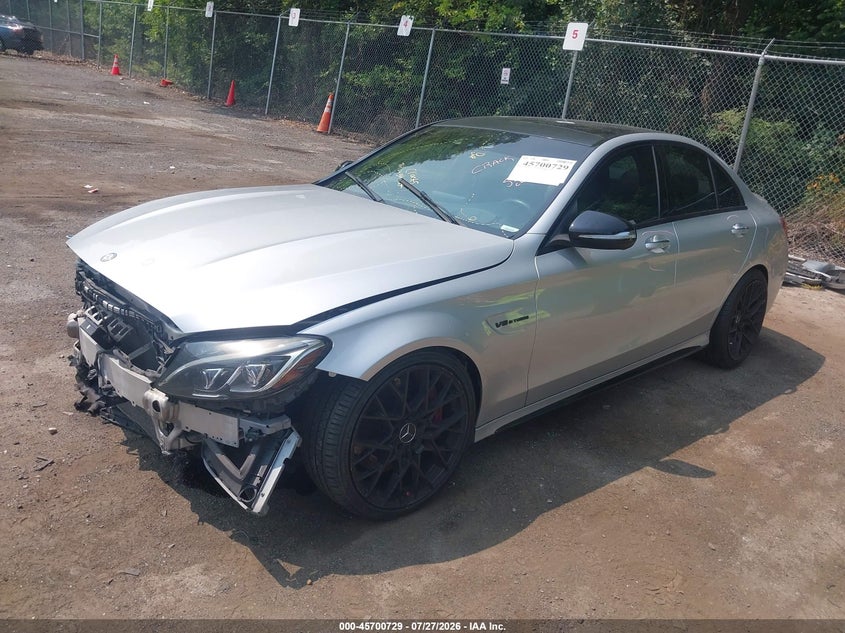 Vin: 55swf8hbxfu029334, lot: 46199358, mercedes-benz c 63 amg s 20152