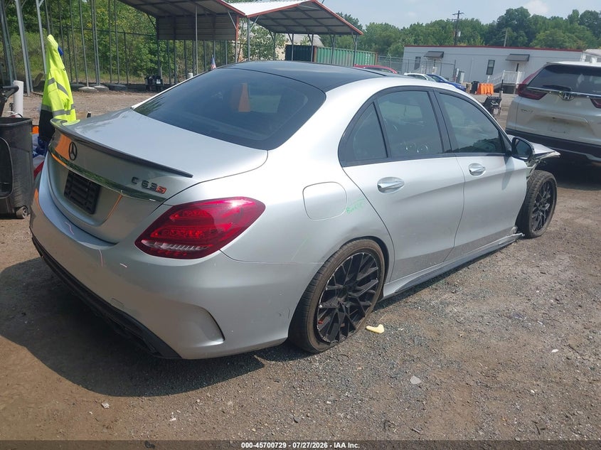 Vin: 55swf8hbxfu029334, lot: 46199358, mercedes-benz c 63 amg s 20154