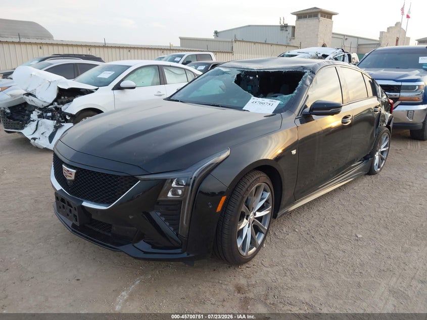Vin: 1g6du5rk5s0119899, lot: 46199379, cadillac ct5 sport rwd 20252