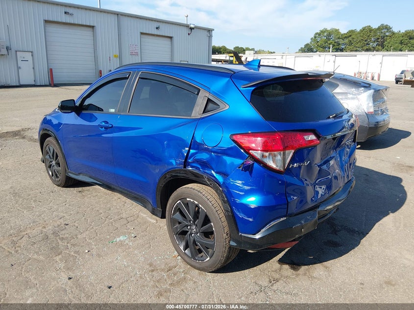Vin: 3czru6h14mm733158, lot: 46199405, honda hr-v awd sport 20213