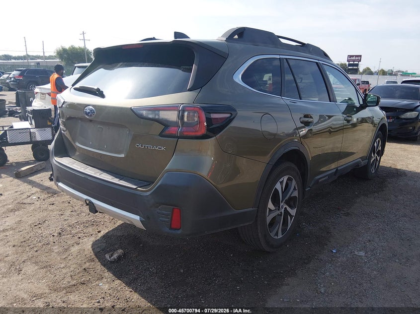 Vin: 4s4btalc0l3171180, lot: 46199422, subaru outback limited 20204