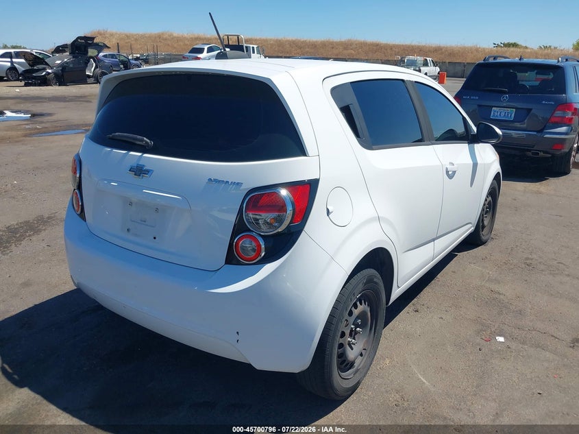 Vin: 1g1ja6shxf4159089, lot: 46199424, chevrolet sonic ls auto 20154