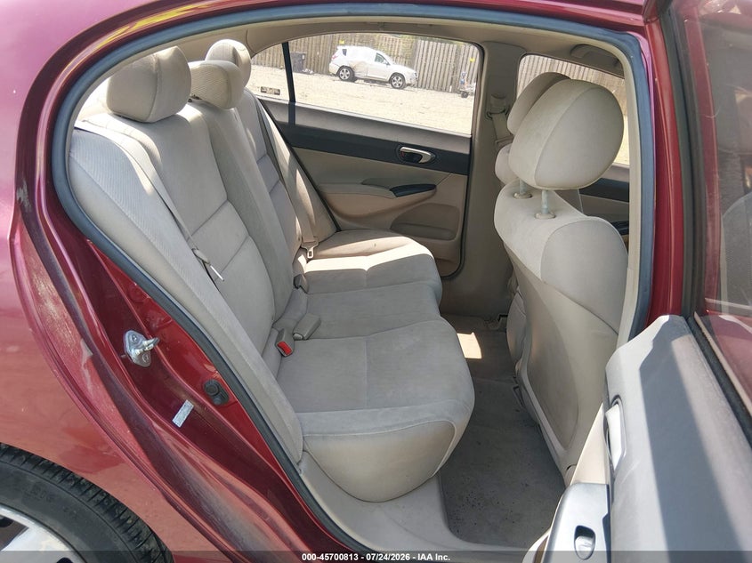 2009 HONDA CIVIC SEDAN 1.8L I-4 VVT, 140HP