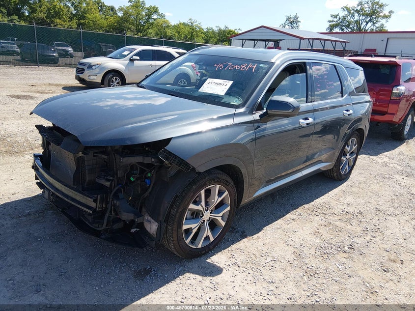 Vin: km8r5dhe5mu208403, lot: 46199442, hyundai palisade limited 20212