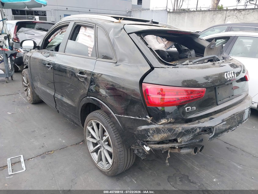 Vin: wa1bccfs8jr017842, lot: 46199446, audi q3 2.0t premium/2.0t sport premium 20183