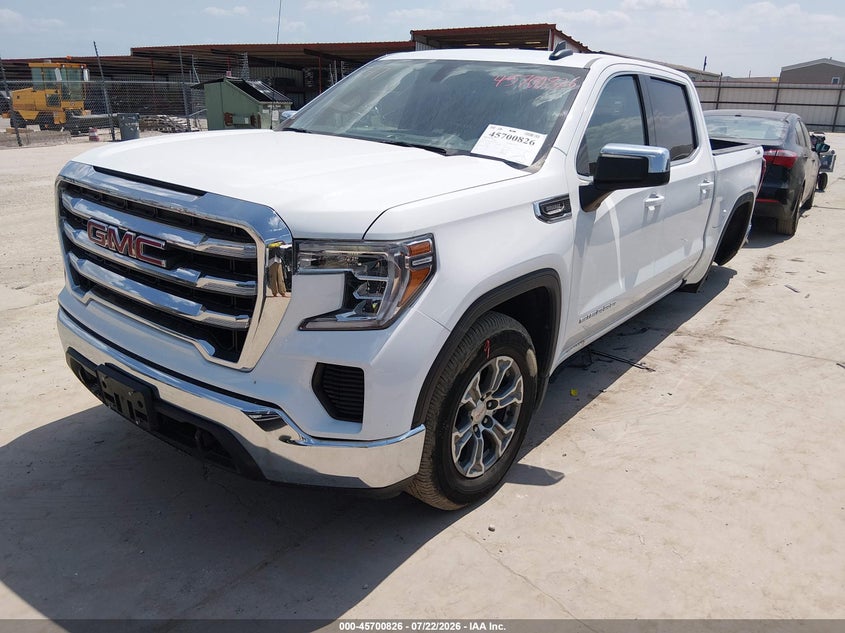 Vin: 3gtu9bet2mg410175, lot: 46199454, gmc sierra 1500 4wd  short box sle 20212