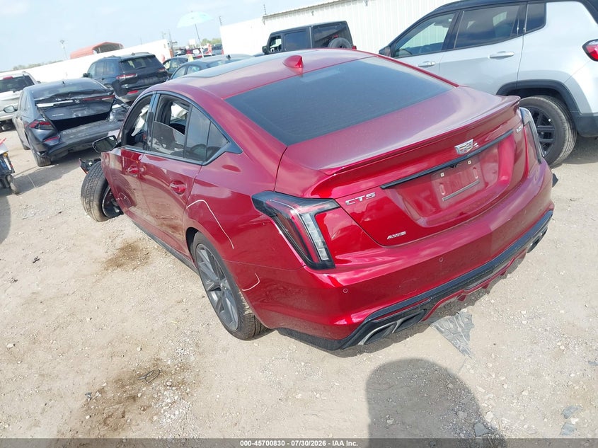 Vin: 1g6dv5rw4p0132215, lot: 46199458, cadillac ct5-v v-series 20233