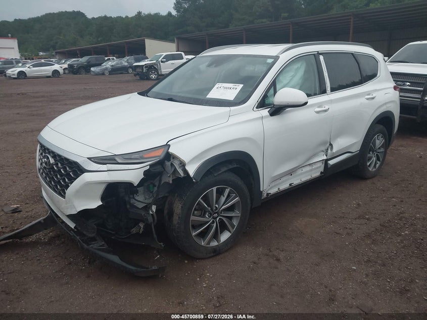 2019 Hyundai Santa Fe, Удар спереду, IAAI, VIN 5NMS33AD4KH047750 — фото 2