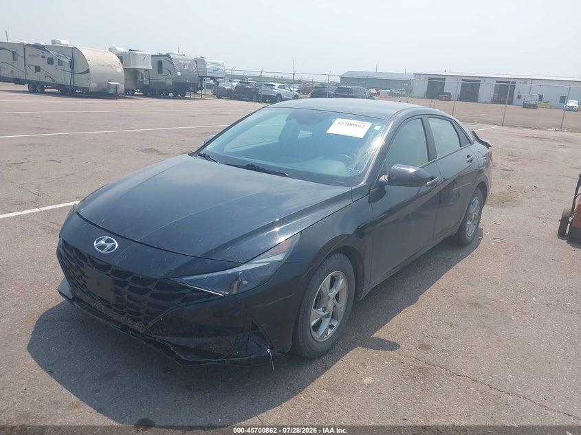 Vin: kmhll4ag3pu533532, lot: 46199490, hyundai elantra se 20232