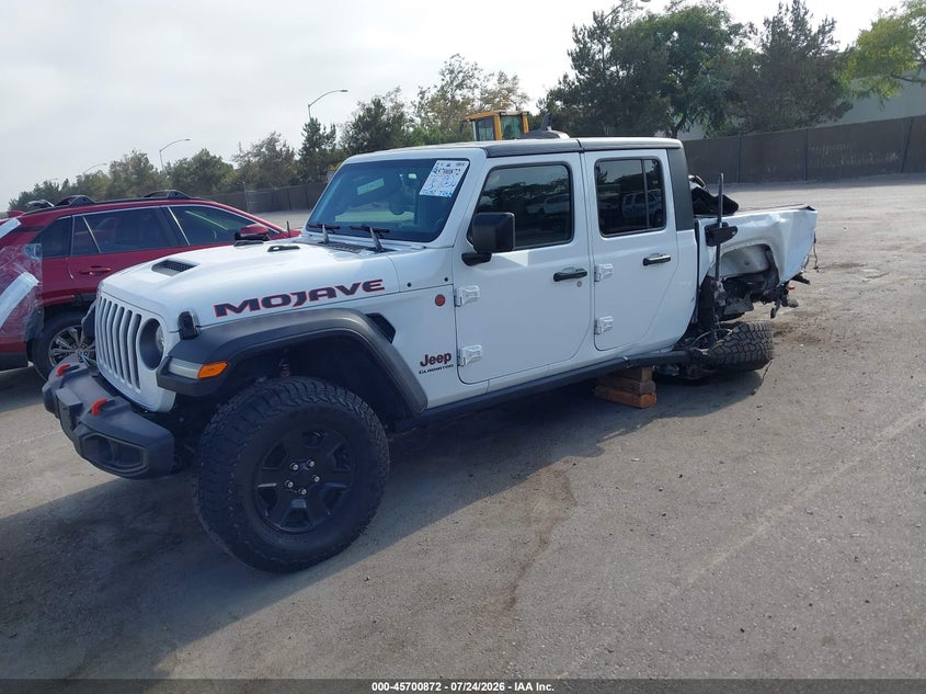 Vin: 1c6jjteg2ll209677, lot: 46199500, jeep gladiator mojave 4x4 20202