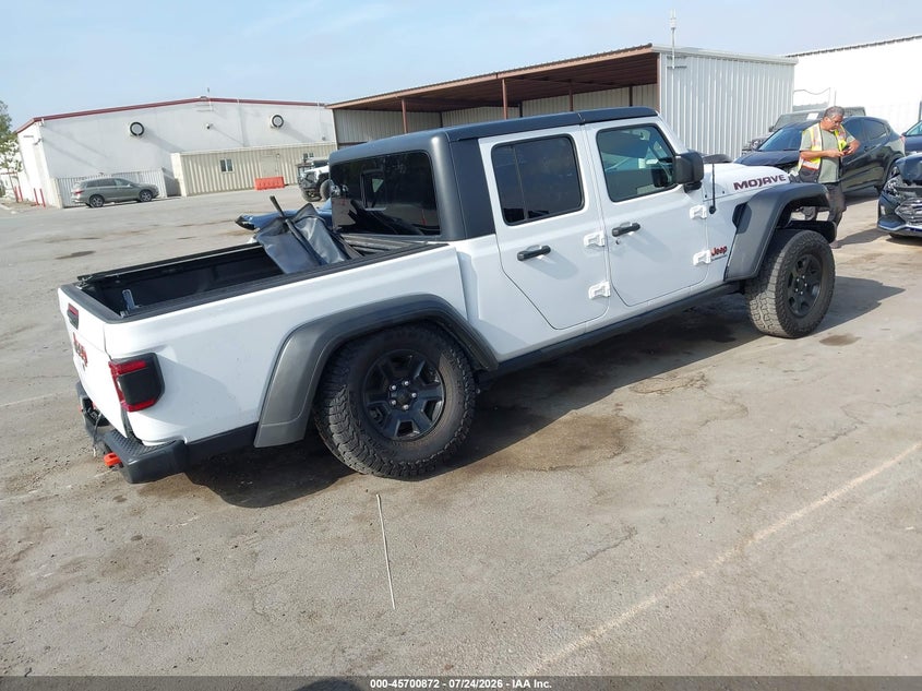 Vin: 1c6jjteg2ll209677, lot: 46199500, jeep gladiator mojave 4x4 20204