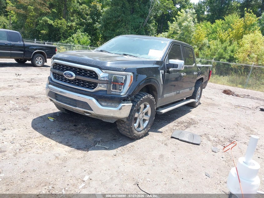 2021 Ford F-150, Лівий зад, IAAI, VIN 1FTFW1E50MFA59295 — фото 2