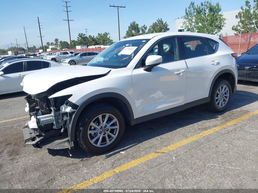 Vin: jm3kfbam4p0160792, lot: 46199588, mazda cx-5 2.5 s 20232