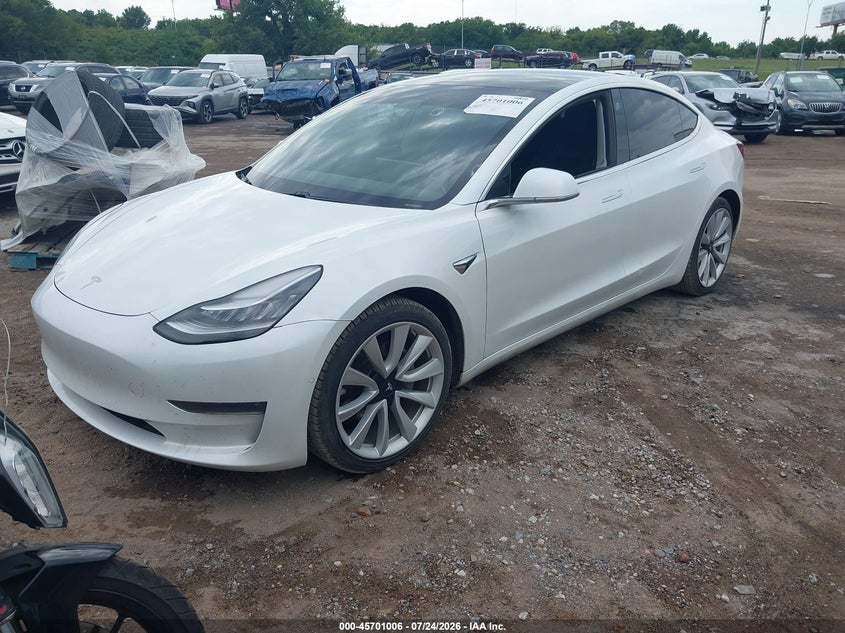 Vin: 5yj3e1eb6lf712341, lot: 46199634, tesla model 3 long range dual motor all-wheel drive 20202