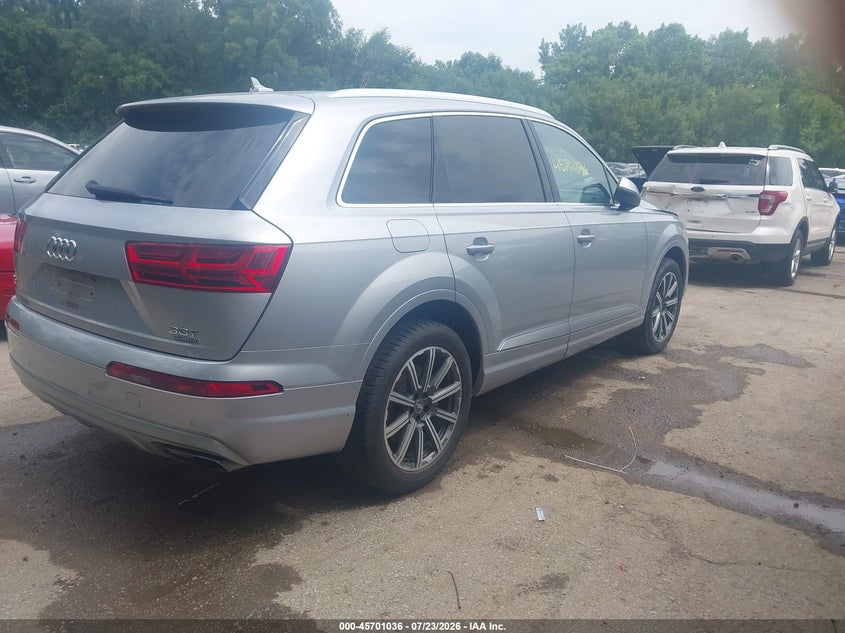 Vin: wa1laaf70hd024575, lot: 46199664, audi q7 3.0t premium 20174