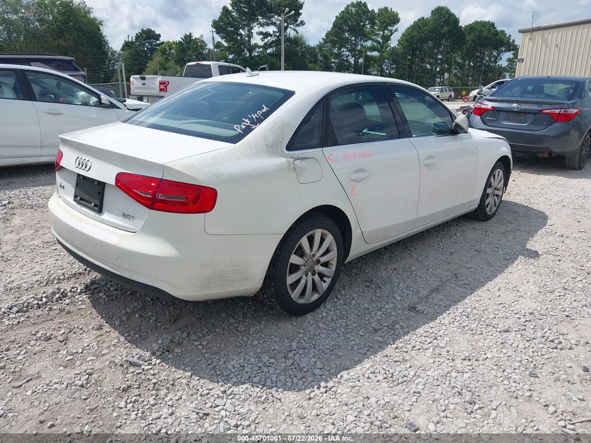 Vin: wauafafl3da045263, lot: 46199689, audi a4 2.0t premium 20134