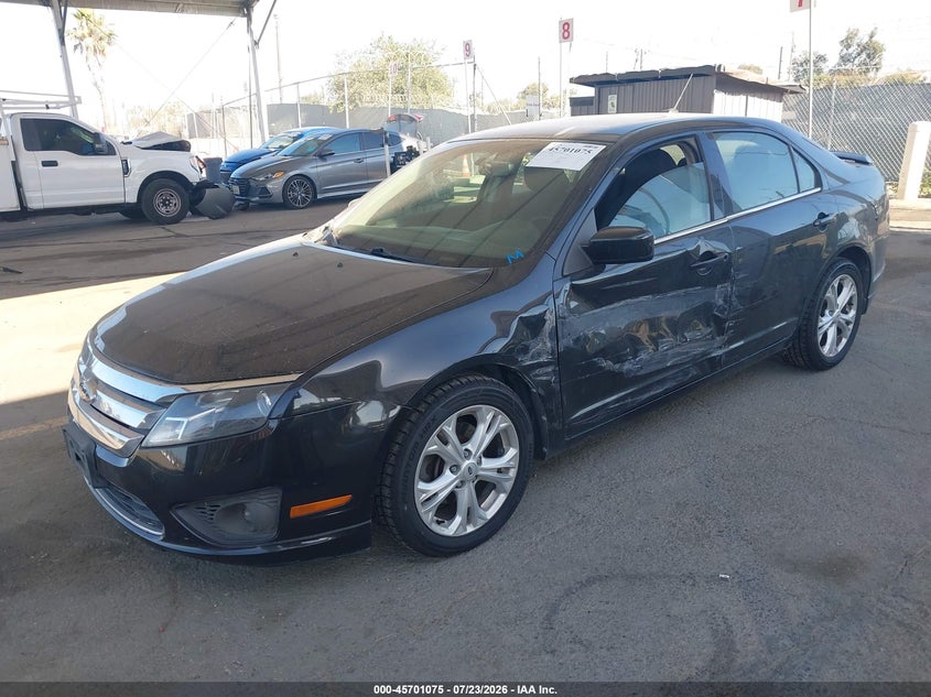 Vin: 3fahp0ha3cr310441, lot: 46199703, ford fusion se 20122