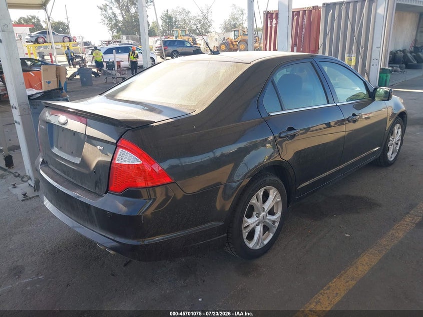 Vin: 3fahp0ha3cr310441, lot: 46199703, ford fusion se 20124