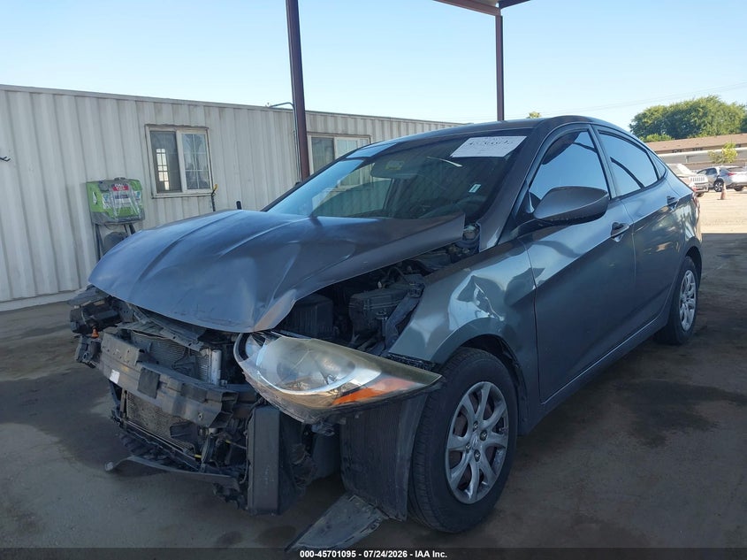 Vin: kmhct4ae3eu670966, lot: 46199723, hyundai accent gls 20142
