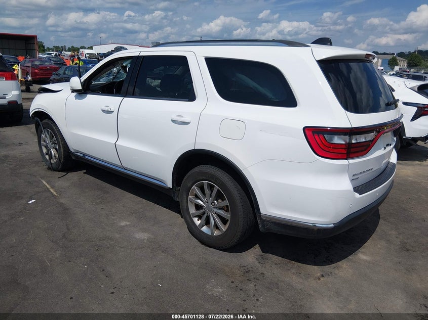 Vin: 1c4rdjag9hc780846, lot: 46199756, dodge durango sxt awd 20173