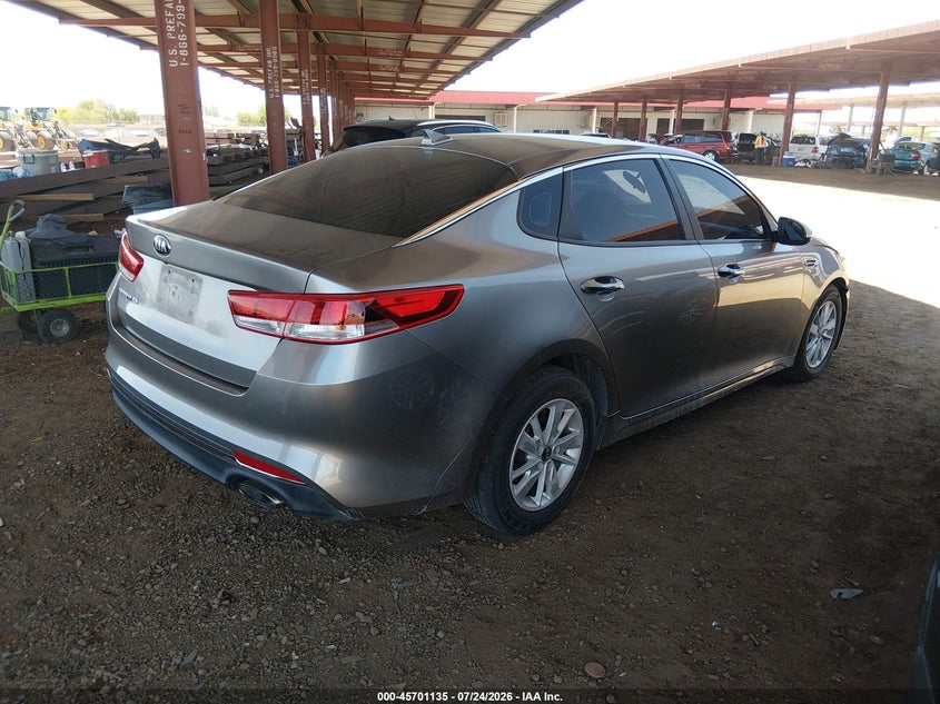 Vin: 5xxgt4l30hg149389, lot: 46199763, kia optima lx 20174