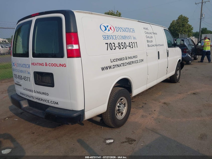 Vin: 1gcwgbfp1k1372546, lot: 46199769, chevrolet express 2500 work van 20194