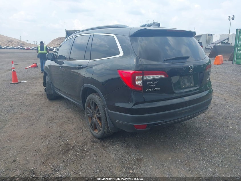 Vin: 5fnyf6h27nb101894, lot: 46199829, honda pilot awd special edition 20223